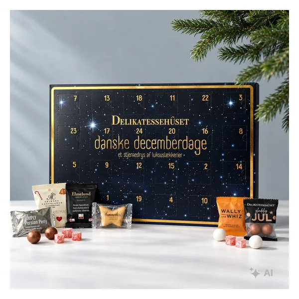 Delikatessehuset Delikatessehusets julekalender - danske decemberdage